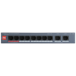 Управляем гигабитов PoE комутатор 10 порта 8xPoE 2xUplink Hi-PoE 90W Cloud DAHUA CS4010-8GT-110