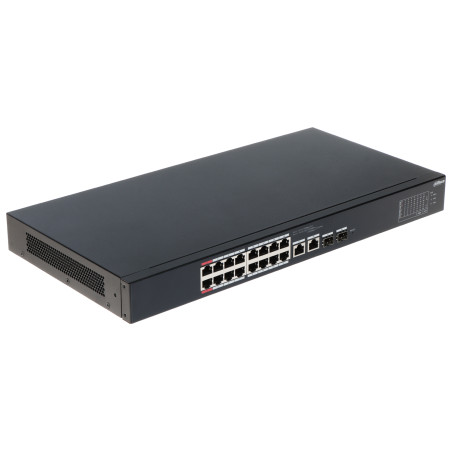 16 Port Managed PoE SFP Rackmount Gigabit Network Switch Web Cloud DAHUA CS4218-16ET-135
