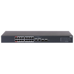 16 Port PoE Switch SFP Managed Rack 19 Network Switch LAN Gigabit Uplink Web Cloud DAHUA CS4218-16ET-135