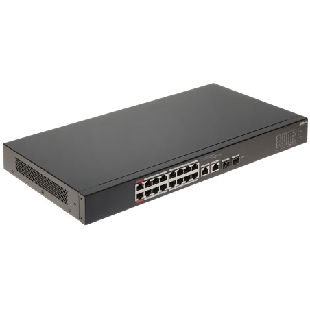 16-port PoE SFP skybasert administrert svitsj 240W Hi-PoE Watchdog VLAN 19-tommers rack CCTV-enhet DAHUA CS4218-16ET-240
