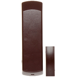 无线磁力门窗传感器触点传感器棕色警报系统 433MHz 2 区 PARADOX DCTXP2-V2H