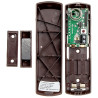 Trådlös magnetisk dörr- och fönsterkontakt Brun larmsystem 433MHz 2-zon PARADOX DCTXP2-V2H