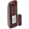 Trådlös magnetisk dörr- och fönsterkontakt Brun larmsystem 433MHz 2-zon PARADOX DCTXP2-V2H