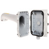Solid Pole Mount for Outdoor PTZ Cameras White Steel Aluminium Mounting Bracket Hikvision DS-1604ZJ-POLE