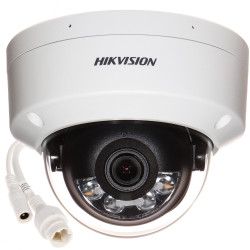 Vandalizācijas droša IP kamera 1080p Smart Hybrid Light IR LED mikrofons plats skata leņķis PoE Hikvision DS-2CD1123G2-LIU(2.8MM