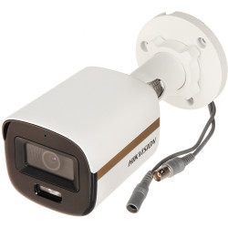 5 Mpx viedā hibrīda gaismas ColorVu kamera WDR 130dB PoC IP67 objektīvs 2.8mm IR 20m LED 20m Hikvision DS-2CE10KF3T-LE(2.8MM)
