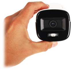 Cámara 5 Mpx Smart Hybrid Light ColorVu WDR 130dB PoC IP67 Lente 2.8mm IR 20m LED 20m Hikvision DS-2CE10KF3T-LE(2.8MM)