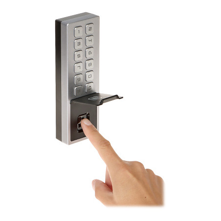 Αυτόνομος Συνδυαστικός Ελεγκτής Πρόσβασης με Αναγνώστη Δακτυλικών Αποτυπωμάτων RFID WiFi Bluetooth IP65 IK08 Εξωτερικού Χώρου Hi