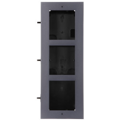 Inbouwbehuizing voor modulaire video-intercoms 3-module grafiet aluminium montageframe Hikvision DS-KD-ACF3