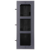 Carcasa empotrable para videoporteros modulares de 3 módulos aluminio grafito marco de montaje Hikvision DS-KD-ACF3