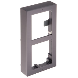 Carcassa de superfície per a sistemes de videoporter modulars de 2 mòduls grafit alumini Hikvision DS-KD-ACW2