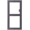 Nadgradno kućište za modularne videoportafonske sustave 2-modulno grafitno aluminij Hikvision DS-KD-ACW2