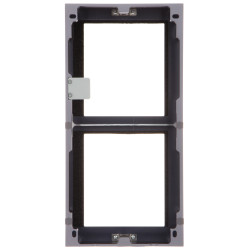 Carcassa de superfície per a sistemes de videoporter modulars de 2 mòduls grafit alumini Hikvision DS-KD-ACW2