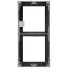 Carcassa de superfície per a sistemes de videoporter modulars de 2 mòduls grafit alumini Hikvision DS-KD-ACW2