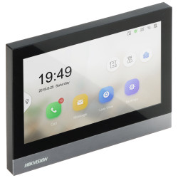 Hikvision IPビデオドアホン用屋内パネル Wi-Fi 7インチLCDタッチスクリーン 2ウェイオーディオ Hikvision DS-KH8380-WTE1