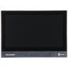 Monitor interior IP Wi-Fi para vídeo porteiro 7 polegadas IPS Hik-Connect Alarme Intercomunicador tátil prateado Hikvision DS-KH