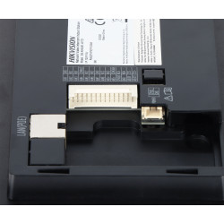 IP Wi-Fi inomhusmonitor för videodörrtelefon 7 tum IPS Hik-Connect Larm Intercom pekskärm silver Hikvision DS-KH8381-WTE1