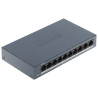 8-партовы PoE-камутатар 10/100 Мбіт/с 2x Uplink Блок сілкавання 60 Вт Настольны для маніторынгу IP CCTV Hikvision DS-XS0110-P