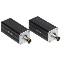 Kit de transmisores Ethernet sobre cable coaxial BNC RJ45 para cámaras IP hasta 200m Plug and Play Delta Network EOC-110KIT