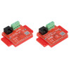 Set convertoare UTP 2-wire pentru transmisie LAN și alimentare PoE extender rețea rază 800m set transmițător ATTE ETH-2WIRE-A-SE