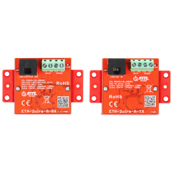 UTP 2-wire Converter Set for LAN Transmission and PoE Power Network Extender 800m range transmitter kit ATTE ETH-2WIRE-A-SET