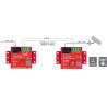 UTP 2-wire converter kit for LAN transmission and PoE power supply network extender 800m range transmitter set ATTE ETH-2WIRE-A-