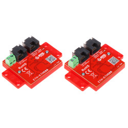 以太网 PoE 中继器 LAN RJ45 800米 50W 数据与电源传输监控安防双绞线套装 ATTE ETH-ETH500-SET