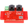 Ethernet PoE Extender Repeater LAN RJ45 800m 50W Data and Power Transmission Active CCTV Twisted Pair Kit ATTE ETH-ETH500-SET