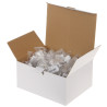 Αρθρωτή πρίζα RJ45 Keystone UTP Cat.6 Λευκή Ταχυσύνδεσμος Krone LSA Σετ 100 τεμαχίων Δικτύου LAN Delta Network FX-RJ45-65*P100