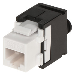 RJ45 UTP Cat 6A Keystone Jack Toolless Connector 100 Pieces LAN Ethernet Set Delta Network FX-RJ45-6A-02*P100