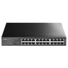 Tinklo komutatorius 24 prievadų Gigabit Ethernet 10/100/1000 Mbps RJ45 Rack Desktop metalinis CUDY GS1024