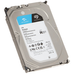 2TB CCTV 监控硬盘 SATA III 3.5英寸 SkyHawk 监控视频 24/7 可靠记录 SEAGATE HDD-ST2000VX017