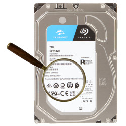 2TB CCTV Surveillance Hard Drive SATA III 3.5 inch SkyHawk Reliable 24/7 Recording SEAGATE HDD-ST2000VX017