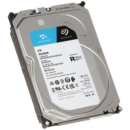 Professionell hårddisk för CCTV-övervakning 4TB SATA 6Gb/s optimerad för inspelare 24/7 SEAGATE HDD-ST4000VX016