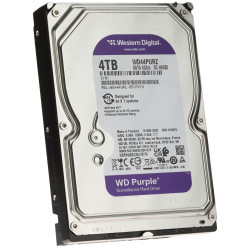 4TB SATA III 6Gb/s Hard Drive for 24/7 CCTV Surveillance HDD Surveillance AllFrame 4K Video Recorder WESTERN DIGITAL HDD-WD44PUR