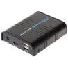 Receptor extender HDMI și USB prin cablu UTP RJ45 HDbitT rază până la 100m Full HD 1080p control mouse LAN SIGNAL HDMI+USB-EX-10