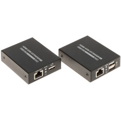 Video- und Datensignalverlängerung über UTP RJ45 Netzwerkkabel KVM Set 4K UHD 70 Meter HDR PoC Aktiv Delta Multimedia HDMI+USB-E