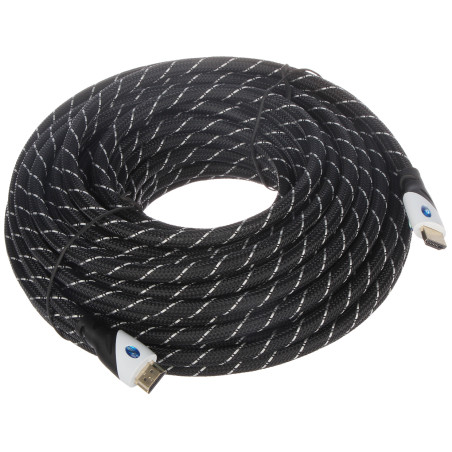 プロフェッショナルハイスピードイーサネットケーブル 1.4b 金メッキ端子 20m 26AWG 高耐久シールド Delta Multimedia HDMI-20-PP