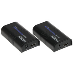 Επέκταση HDMI μέσω καλωδίου δικτύου RJ45 UTP Cat5e Cat6 Full HD 120m Σετ Πομπός Δέκτης Μετατροπέας Βίντεο Delta Multimedia HDMI-