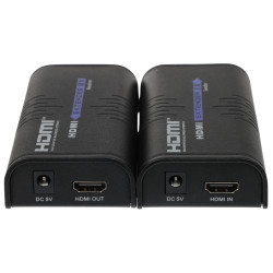 Extender HDMI dreist RJ45 UTP Cat5e Cat6 Full HD 120m Set Treuzer Resever Video Konverter Delta Multimedia HDMI-EX-200-V5