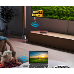 Wireless video transmitter HDMI signal transmission Full HD 1080p 5.8GHz range 50m Plug and Play Mirror Extended Delta Multimedi