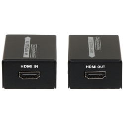 HDMI Extender 4K UHD 60m over RJ45 Cat.6/6A/7 Cable HDCP 2.2 PoC Mini Video Signal Converter Delta Multimedia HDMI-EX-60-4K-MINI