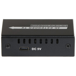 Επέκταση HDMI 4K UHD 60m μέσω καλωδίου δικτύου RJ45 Cat.6/6A/7 HDCP 2.2 PoC Mini Μετατροπέας σήματος βίντεο Delta Multimedia HDM