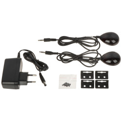 Professioneller HDMI Extender über Netzwerkkabel 4K UHD 60Hz 70m HDR10 HDCP 2.2 Set mit IR Fernbedienung Splitter Delta Multimed