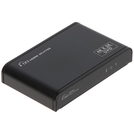 HDMI Signal Splitter 1x2 UHD 4K 2K HDCP 1.4 2.0 Active Amplifier Metal Housing Cascading Full HD SIGNAL HDMI-SP-1/2-HDCP