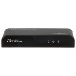 HDMI Signal Splitter 1x2 UHD 4K 2K HDCP 1.4 2.0 Active Amplifier Metal Housing Cascading Full HD SIGNAL HDMI-SP-1/2-HDCP