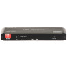 Aktív HDMI elosztó 1x4 4K UHD 60Hz HDR CEC EDID HDCP 2.2 fém ház digitális jel Pawonik HDMI-SP-1/4-2.0
