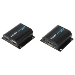 HDMI 4K UHD 70m Extender via RJ45 Cable with Splitter and IR Remote Transmission HDMI Loop-out Delta Multimedia HDMI-SP-EX-6IR-V