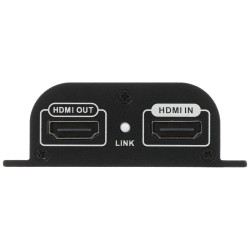 HDMI 4K UHD 70m Extender via RJ45 Cable with Splitter and IR Remote Transmission HDMI Loop-out Delta Multimedia HDMI-SP-EX-6IR-V