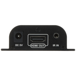 HDMI Extender 4K UHD 70m via RJ45 kabel met splitter en IR transmissie afstandsbediening HDMI Loop-out Delta Multimedia HDMI-SP-